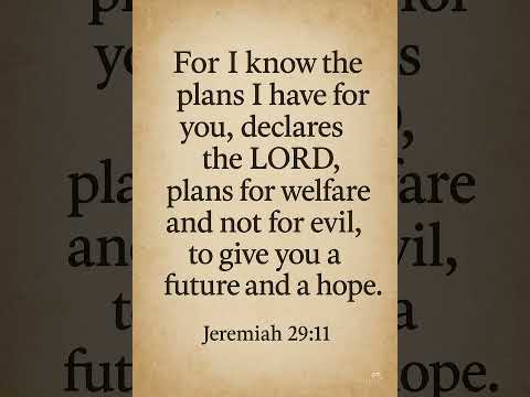 God’s Promise of a Future Filled with Hope 1 YouTube video thumbnail