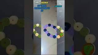 making a very beautiful crystal beads bracelet #diy#craft#bracelet #viral#viralvideo