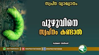പുഴുവിനെ സ്വപ്നം കണ്ടാൽ | If you dream of a worm | Latest Topic Swapna vyakyanam | Aslami Usthad
