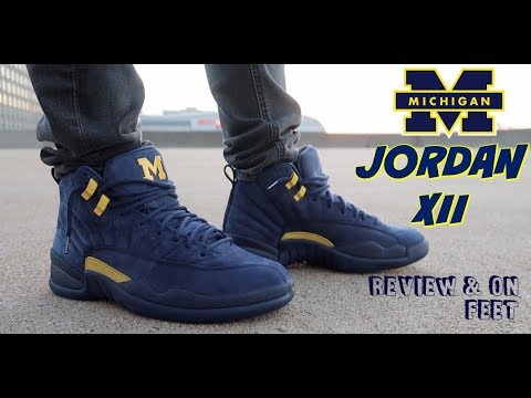 michigan 12s on feet