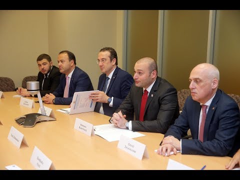 შეხვედრა აშშ-ის ეროვნული დემოკრატიის ფონდთან