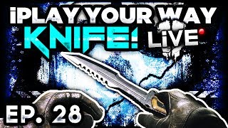 CoD Ghosts: COMBAT & THROWING KNIFE! - "iPlay Your Way" EP. 28 (Call of Duty Ghost Multiplayer)