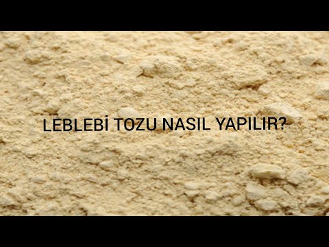 Leblebi Tozu Yapımı