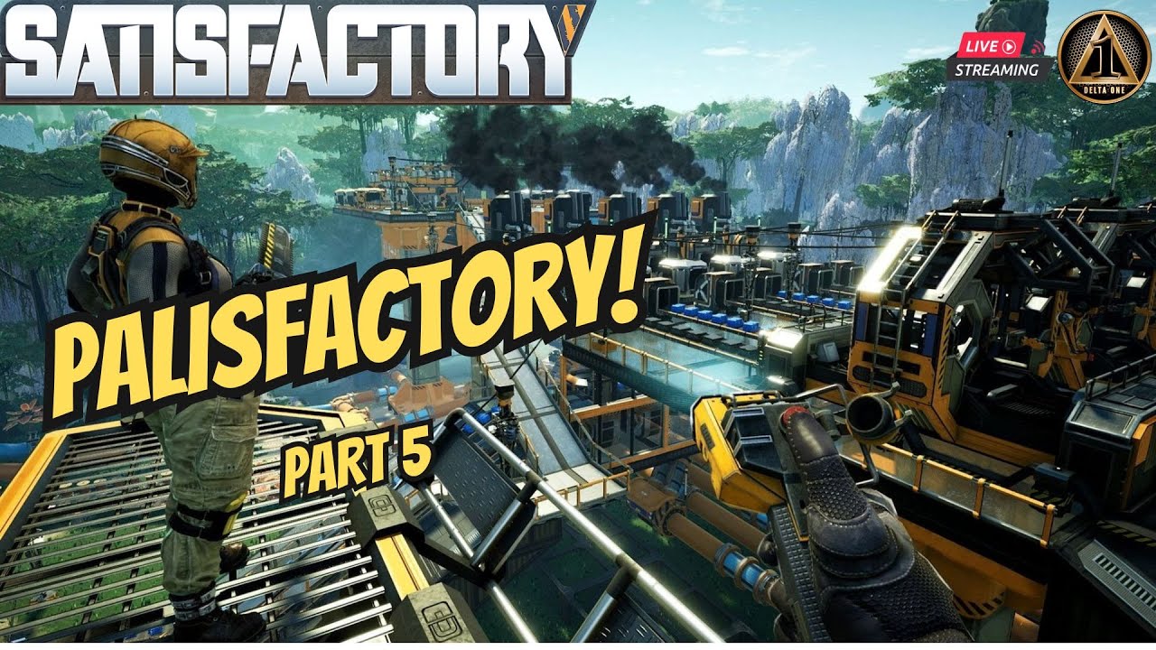 Satisfactory Mega-Factory with the BEST Team!| Palisfactory Part 5