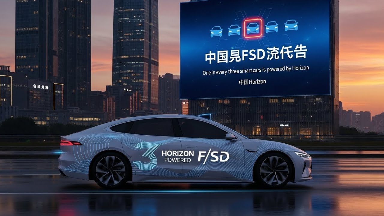 China’s FSD is here — one in every three smart cars is powered by Horizon.