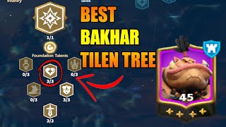 Bakhar Talent Tree Build Call Of Dragons