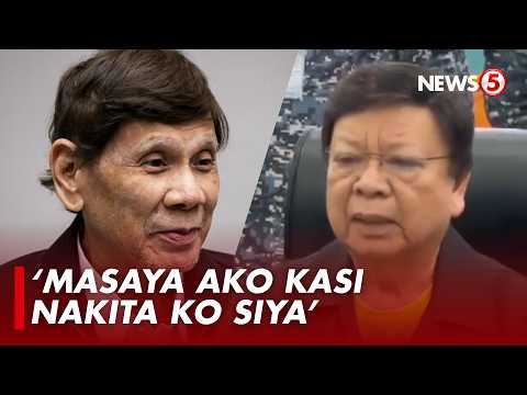 Sen. Marcoleta, masaya sa personal na pagharap ni ex-pres. Rodrigo Duterte sa ICC