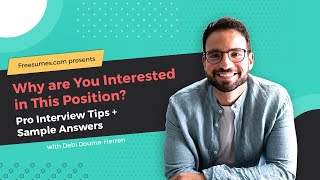 Why are You Interested in This Job? | Pro Interview Tips + Sample Answers