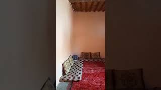 سقف البيت   في البادية في ميدلت  يكون بارد  في  فصل الصيف اطلس المغرب  .