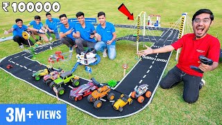 ₹1,00,000 RC Car Race Challenge in Mini City Ft. Crazy XYZ🔥 - कौनसी गाड़ी जीतेगी रेस?