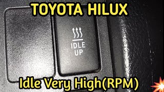 Toyota Hilux 2016 Idle Very High In The Morning Rpm