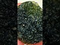 💚 RARE 17G BRIGHT GREEN MOLDAVITE DISK | Besednice Stoh Collector Specimen 🔥 #moldavite #tektite