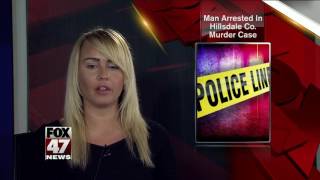 Man arrested in Hillsdale County murder