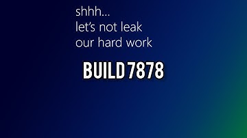 Windows 8 build 7878
