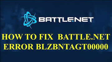 Fix Battle net Error blzbntagt00000 in Windows