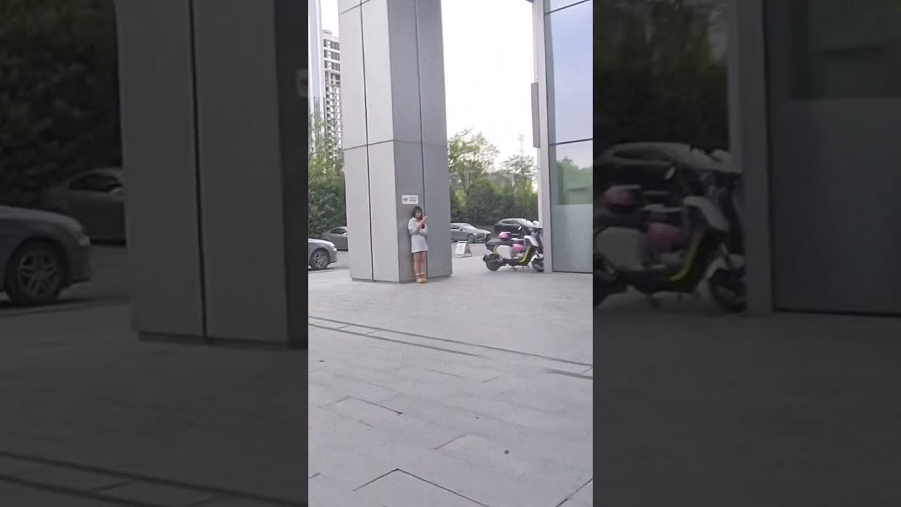 Beautiful Chinese Girl during break time ⏲️ 😍 