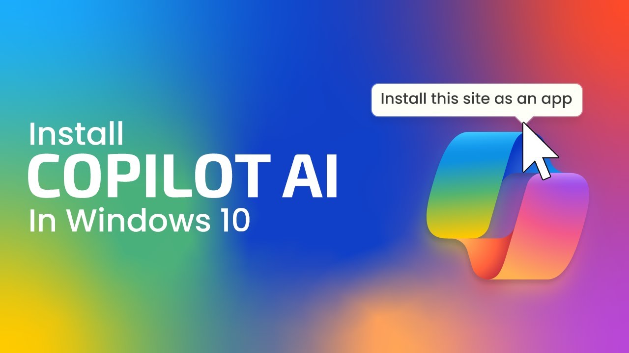 How To Install Microsoft Copilot AI In Windows 10 - YouTube