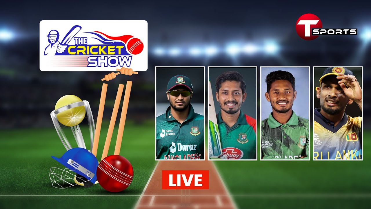 LIVE The Cricket Show Talk Show Cricket Cricket Analyst T Sports 