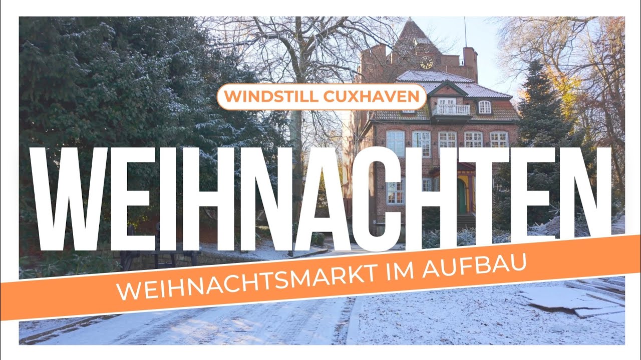 Cuxhaven | Weihnachtsmarkt im Aufbau