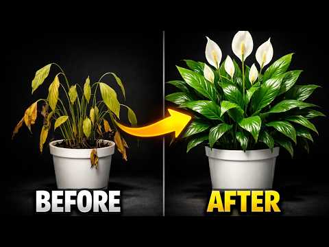 7 Hidden Tricks to Make PEACE LILY Plant Grow 5X Faster