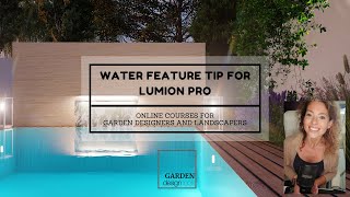 Water feature tip for Lumion PRO! screenshot 1