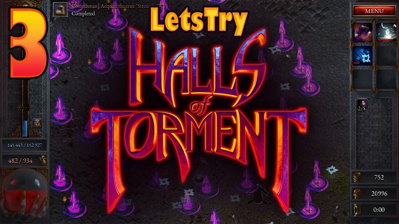 Warrior: Trying for 1st Win - Halls of Torment Ep 3