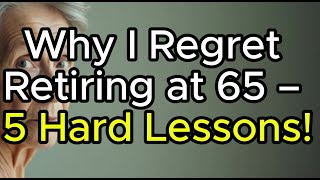 Why I Regret Retiring at 65 – 5 Hard Lessons Every Senior Must Learn!