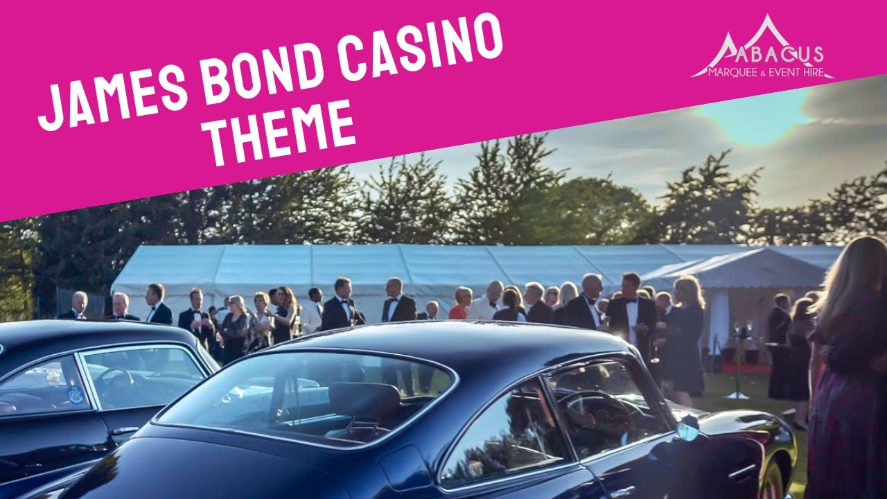 James Bond Theme Marquee Abacus Marquee & Event Hire