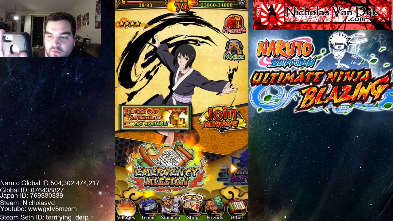 Naruto Blazing News Update Oct 21 2016