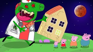 Zombie Apocalypse, Mummy Pig Turn Into A Zombie  At House 🧟‍♀️ | Peppa Pig Funny Animation