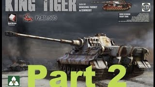 Building the New 1/35 Takom King Tiger with full interior part 2