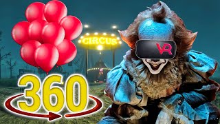 Scary Clown 360 Video Horror - Pennywise chasing - IT vr video screenshot 4