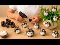🦉So Cute!😍 Look what I MADE out of Cotton and Pinecones!🥰 Beautiful DIY Owls.