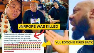 Yul Edochie FIRES BACK at RUBY After Her PRAYER & CURSES On Who KILLED Jnrpope #jnrpope #trending