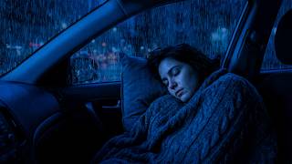 Heavy Rain Sounds for Sleeping ⛈️ Cozy Car Cabin Isolation during a Stormy Night