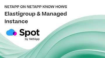 The basics of Spot by NetApp: Elastigroup and Managed Instance