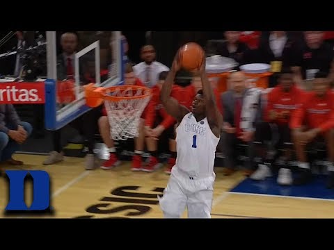 Zion Williamson Hammers First Dunks At Madison Square Garden