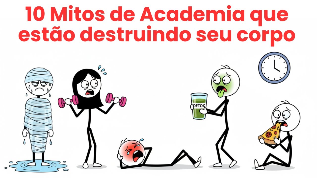 10 Mitos de Academia que estão destruindo seu corpo. Pare de treinar assim!
