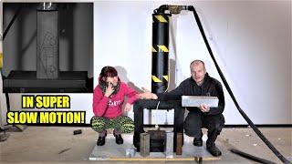 Pneumatic Hammer Vs. Metal Tubes! Will They Crumple
