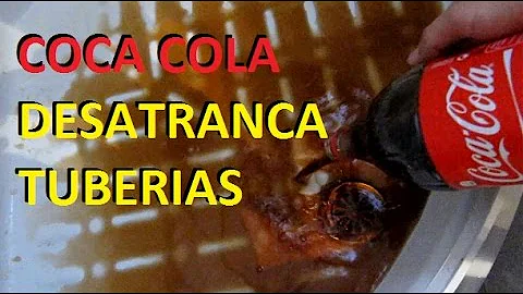 ¿Desatascará Coca-Cola un desagüe atascado?