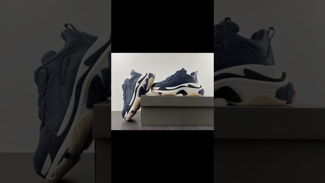 men's split triple s dad sneakers
