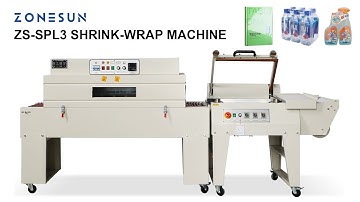 Shrink Wrap Machine L-bar Sealer Strech Film Cutting Shrink Tunnel Carton Case Product Packaging