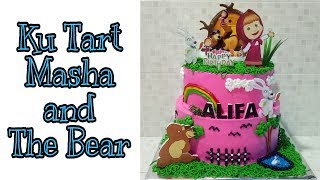 Masha And The bear // kue ultah BC transfer tema anak anak // Decorating Cake // Birthday Cake