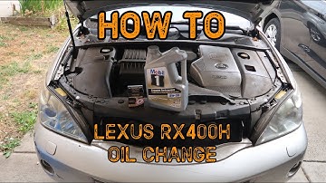 TUTORIAL: Lexus RX400H Oil Change