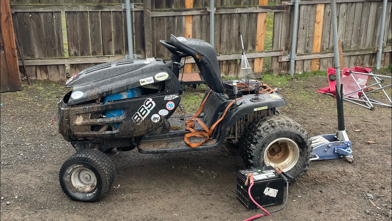 Pt2 finishing up the mower