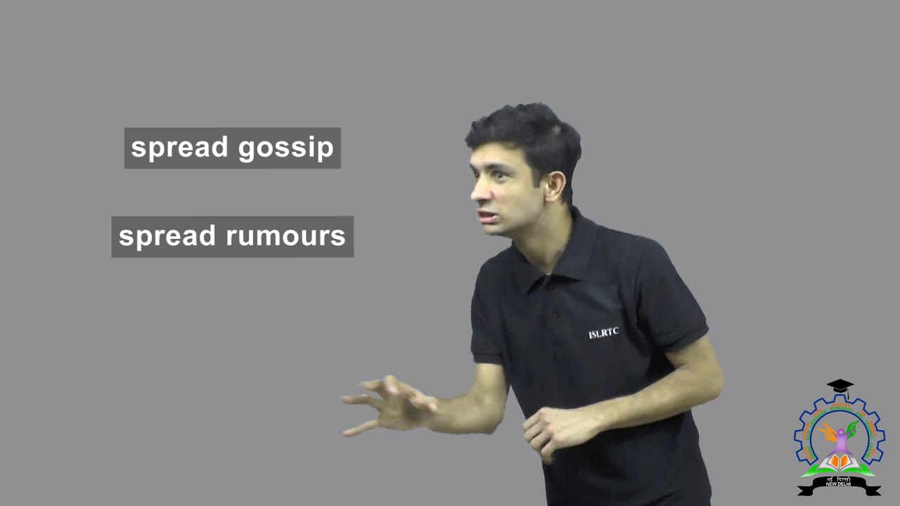 spread gossip, spread rumours (meaning) YouTube