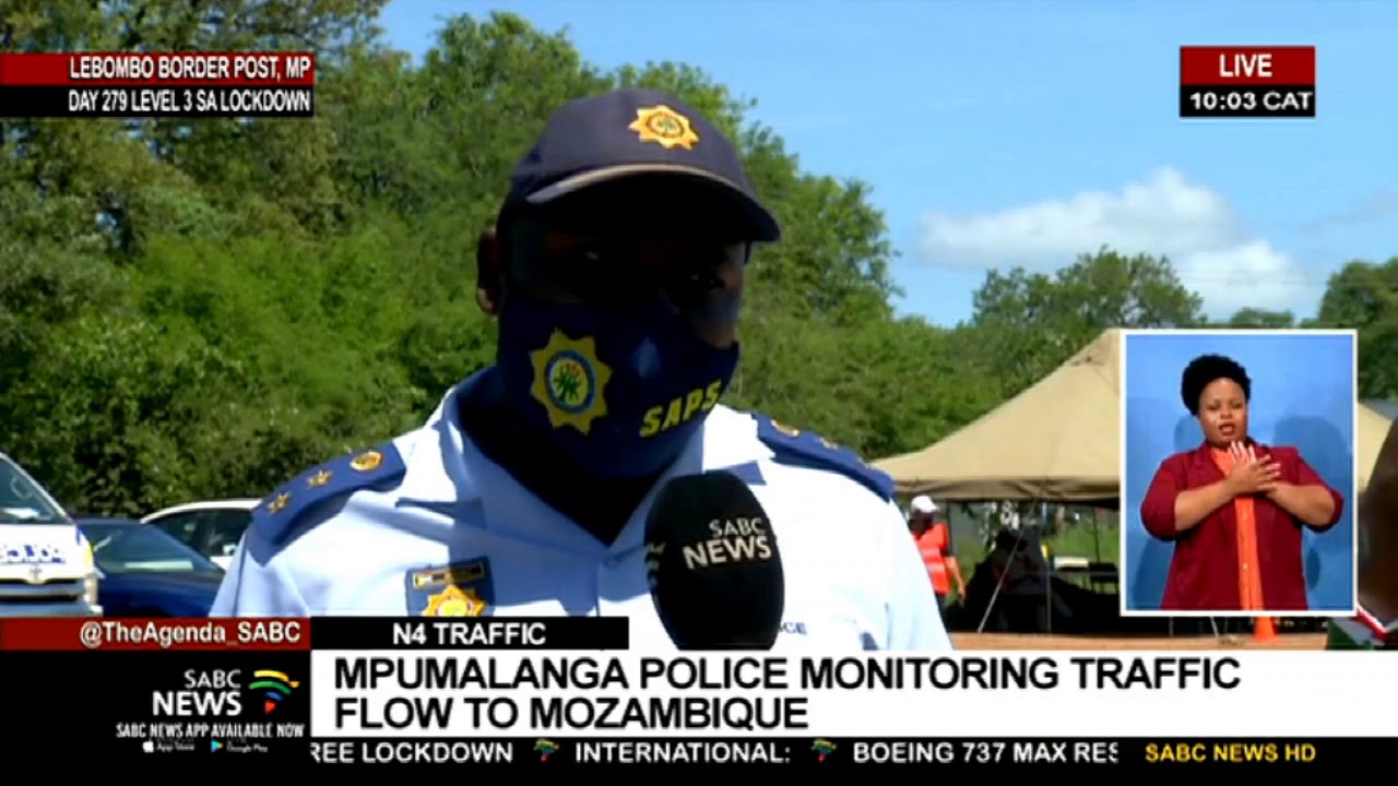 N4 Traffic | Mpumalanga police monitor traffic flow to Mozambique