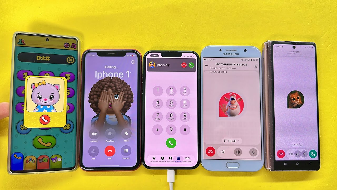 Incoming Call BabyPhone & TeleGuard Samsung vs iPhone vs Realmi