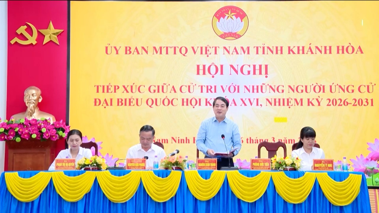 Ứng cử viên đại biểu Quốc hội khóa XVI tiếp xúc cử tri | Thời sự trưa 6.3.2026