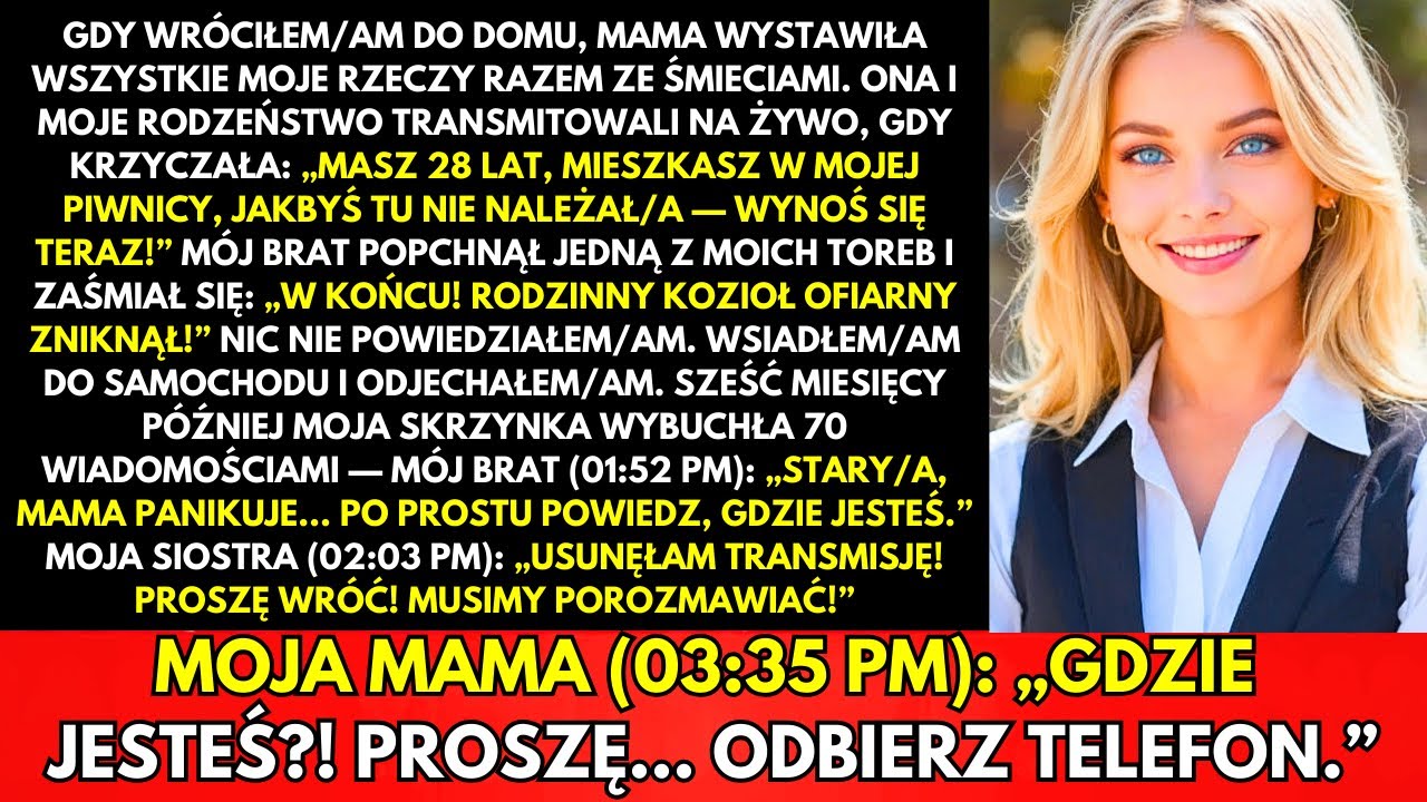 Moja Mama Wyrzuciła Moje Rzeczy Do Śmieci Gdy Wróciłam Do Domu—Ona I Rodzeństwo Nadawali Na Żywo